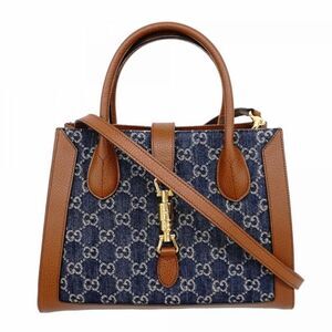 Pre Loved gucci Women Blue Handbags